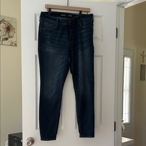 Old Navy Mid-Rise Rockstar Super Skinny Jeans - Navy